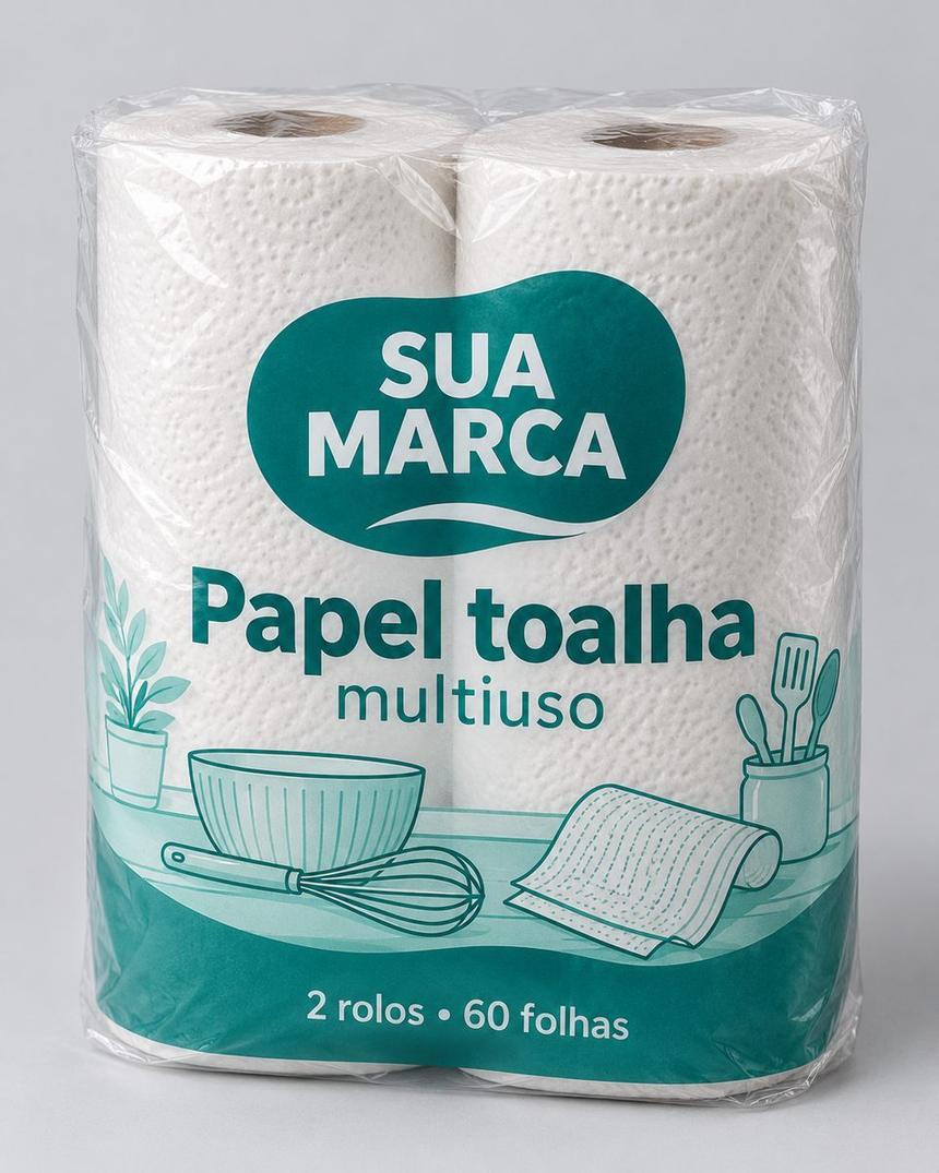 Fardo de papel toalha, arte demonstrativa